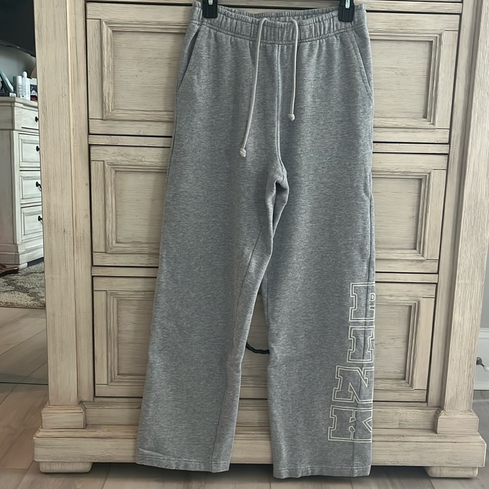 Pink sweat pants
